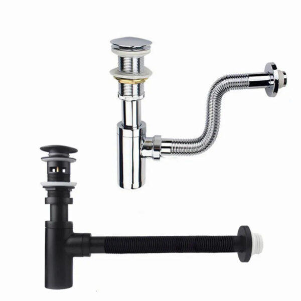 siphon lavabo extra plat